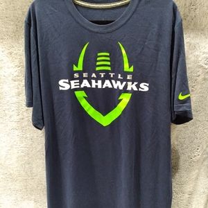 Nike, NFL apparel Seattle Seahawks graphic short sleeve t-shirt. Men's xl